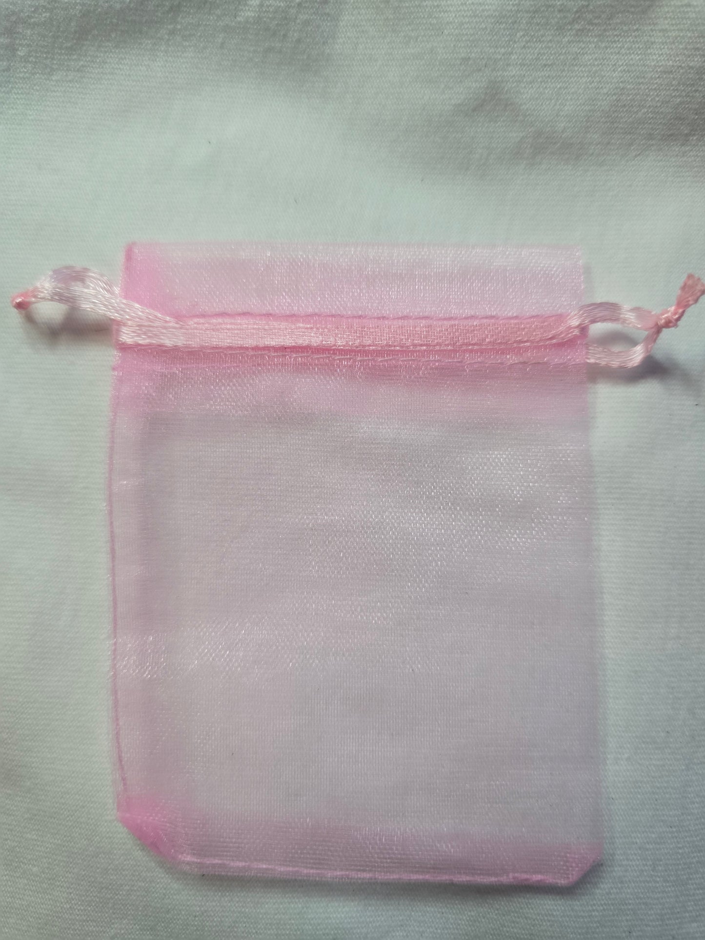 Organza zakje roze