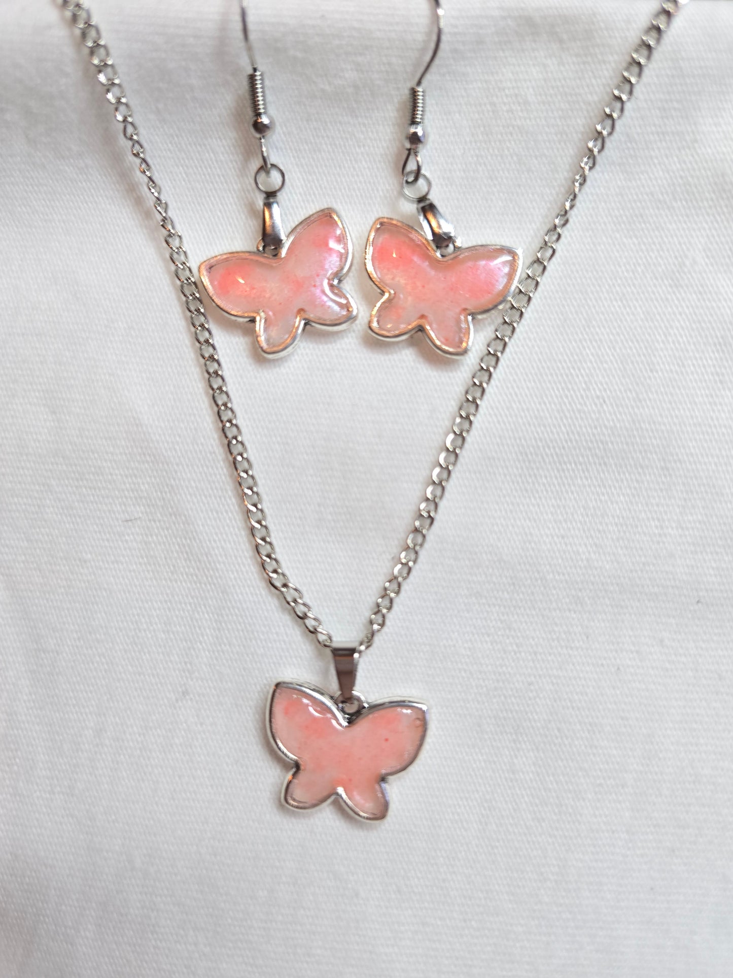 Ketting + oorbellen 25046