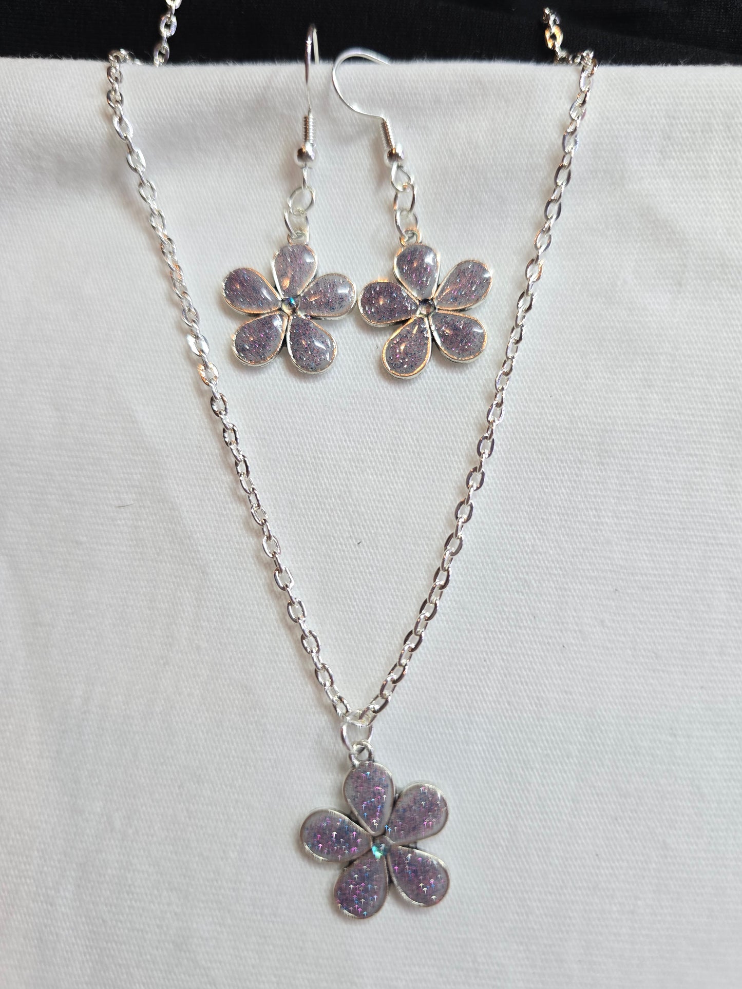 ketting + oorbellen 25048