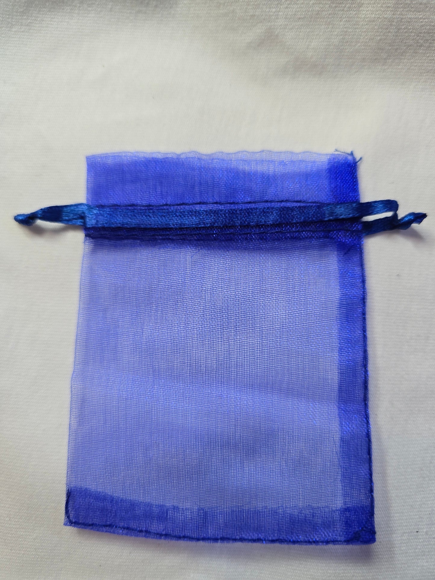Organza zakje blauw